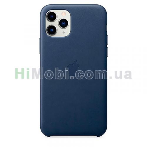 Накладка Leather Case iPhone 11 Pro Blue