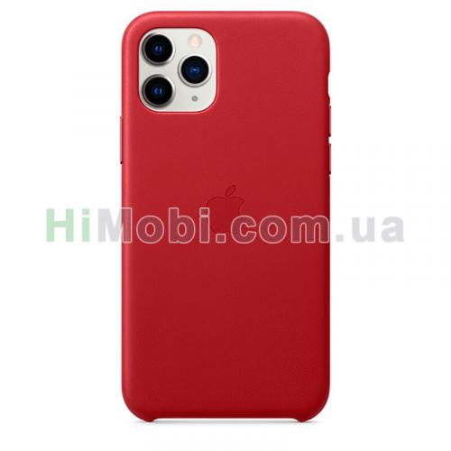 Накладка Leather Case iPhone 11 Pro Max Red