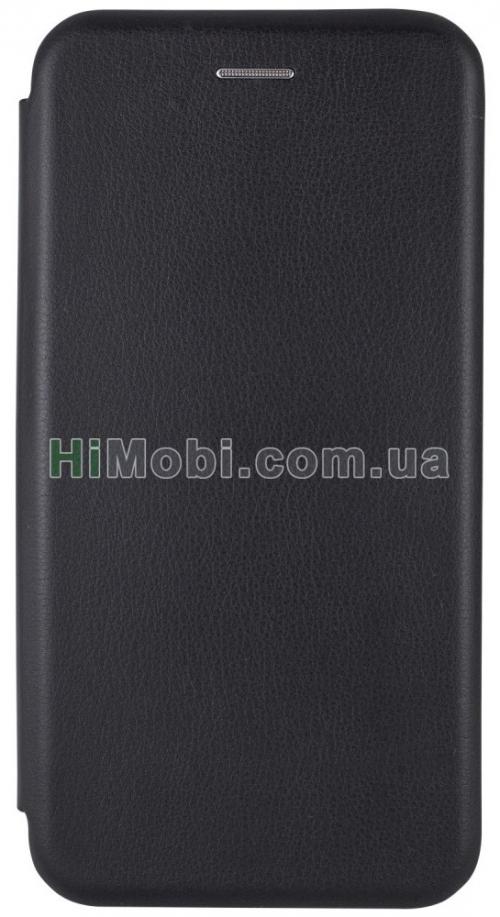 Чохол-книжка шкіра Samsung A60 чорний