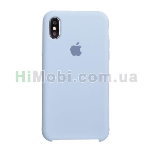 Накладка Silicone Case iPhone XS Max (05) Lilac