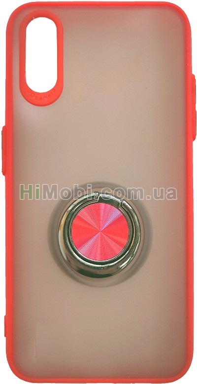 Накладка Totu Ring series кільце + магніт iPhone XS Max червоний
