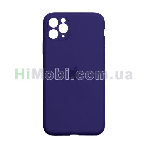 Накладка Silicone Case Full iPhone 11 Pro Max (34) Purple