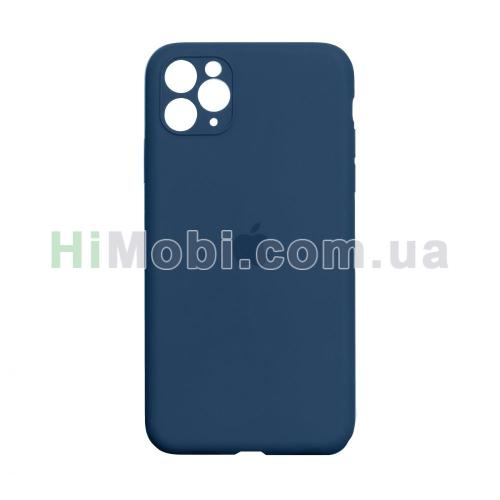 Накладка Silicone Case Full iPhone 11 Pro Max (36) Blue cobalt