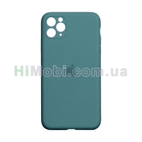 Накладка Silicone Case Full iPhone 11 Pro Max (55) Pine green