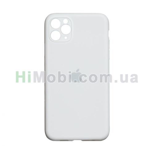 Накладка Silicone Case Full iPhone 11 Pro Max (09) White