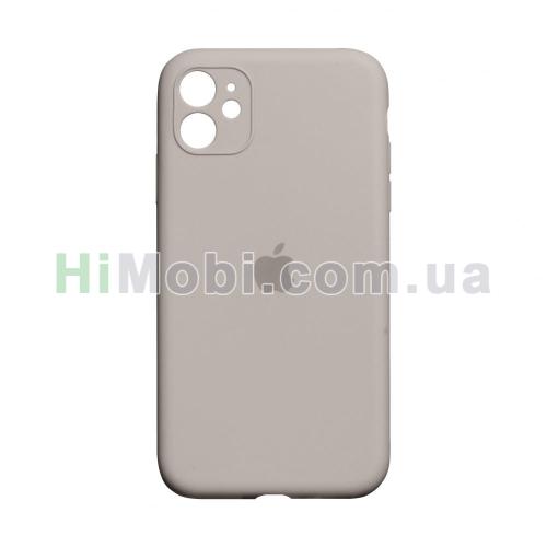 Накладка Silicone Case Full iPhone 11 (10) Stone
