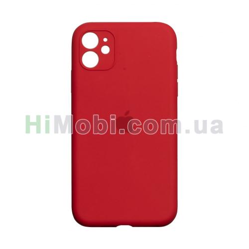 Накладка Silicone Case iPhone 11 Pro Max (31) China red