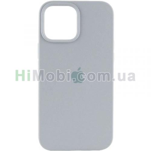 Накладка Silicone Case Full iPhone 15 Pro (26) Mist blue
