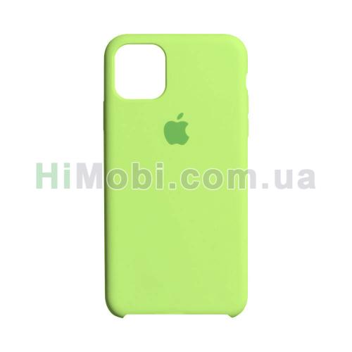 Накладка Silicone Case iPhone 12 Pro Max (32) Green