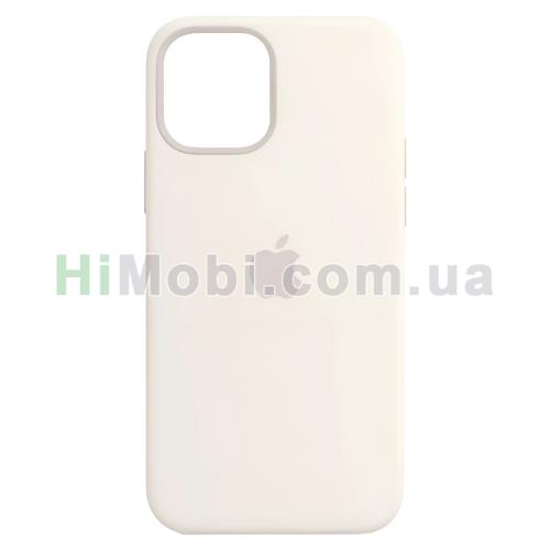 Накладка TOP Silicone Case Full iPhone 12/ 12 Pro Antique white
