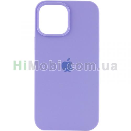 Накладка Silicone Case Full iPhone 12 Pro Max (39) Elegant purple