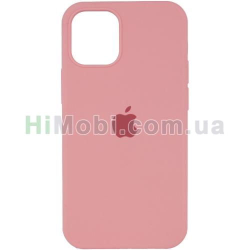 Накладка Silicone Case Full iPhone 12/ 12 Pro (67) Grapefruit