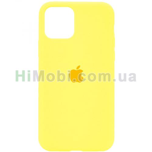 Накладка Silicone Case Full iPhone 11 Pro (50) Canary yellow