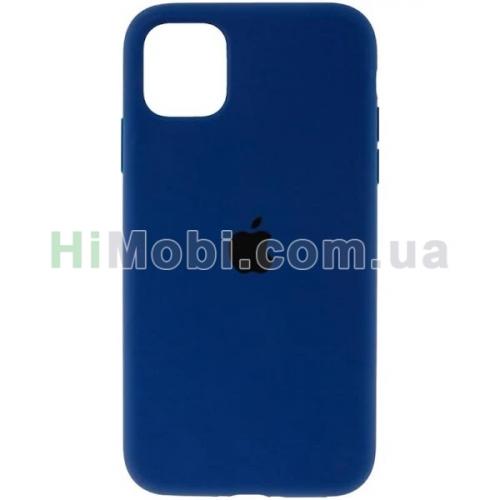 Накладка Silicone Case Full iPhone 11 Pro (36) Blue cobalt