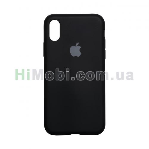 Накладка Silicone Case Full iPhone XR (18) Black