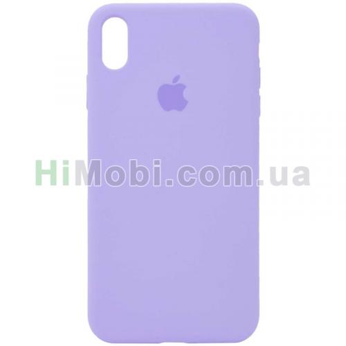 Накладка Silicone Case Full iPhone XR (39) Elegant purple