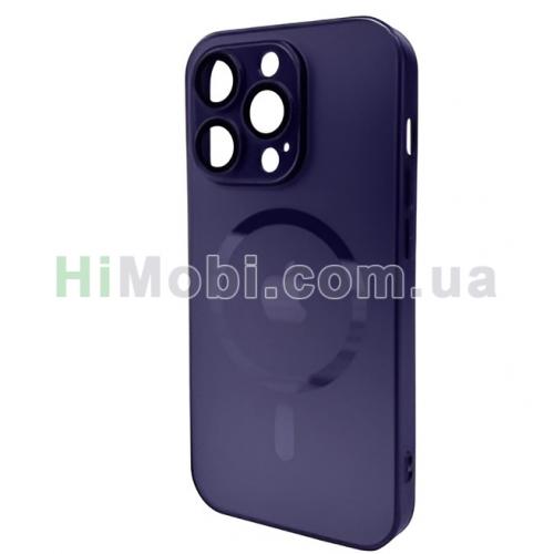 Накладка AG-ACRYLICS Magsafe iPhone 14 Pro Deep Purple Titanium