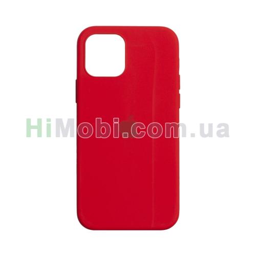 Накладка Silicone Case Full iPhone 12 Pro Max (14) Red