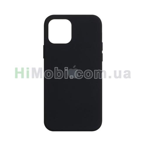 Накладка Silicone Case Full iPhone 12 Mini (18) Black