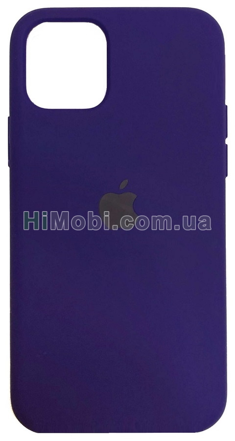 Накладка Silicone Case Full iPhone 12/ 12 Pro (43) Grape
