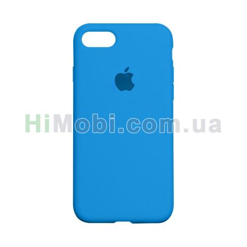Накладка Silicone Case Full iPhone 7/ iPhone 8/ SE 2020 (03) Royal blue