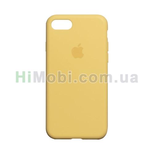 Накладка Silicone Case Full iPhone 7/ iPhone 8/ SE 2020 (04) Yellow