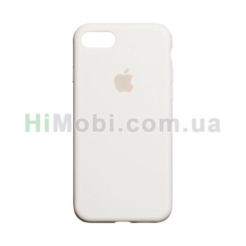 Накладка Silicone Case Full iPhone 7/ iPhone 8/ SE 2020 (09) White