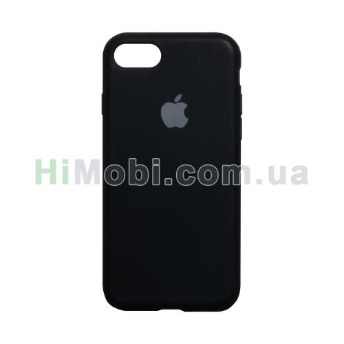 Накладка Silicone Case Full iPhone 7/ iPhone 8/ SE 2020 (18) Black