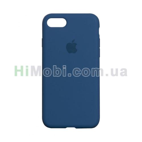 Накладка Silicone Case Full iPhone 7/ iPhone 8/ SE 2020 (20) Navy blue