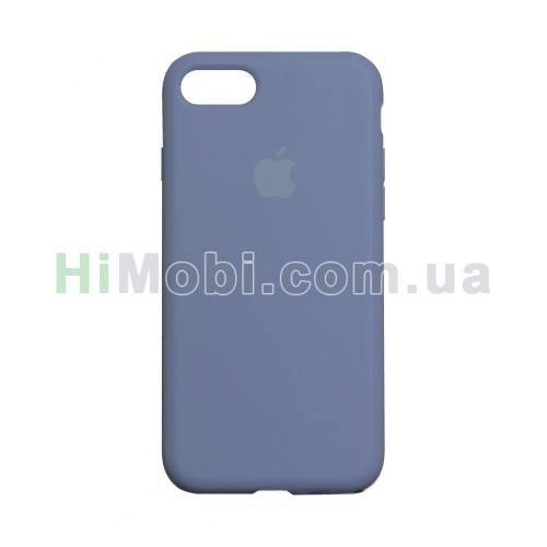 Накладка Silicone Case Full iPhone 7/ iPhone 8/ SE 2020 (28) Lavender gray