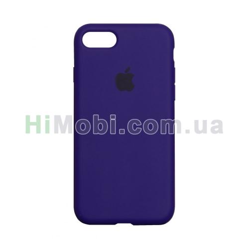Накладка Silicone Case Full iPhone 7/ iPhone 8/ SE 2020 (34) Purple