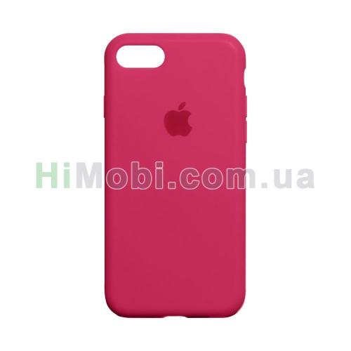Накладка Silicone Case Full iPhone 7/ iPhone 8/ SE 2020 (37) Rose red