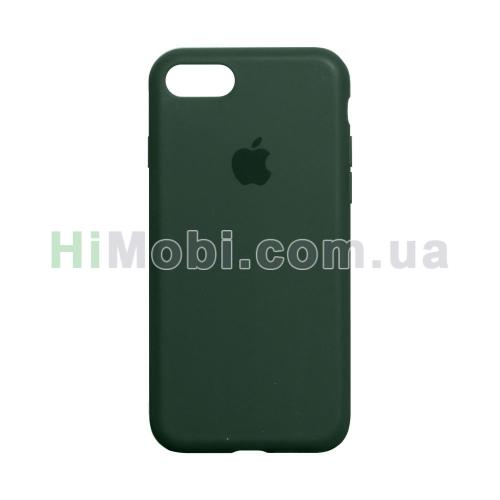 Накладка Silicone Case Full iPhone 7/ iPhone 8/ SE 2020 (45) Army green