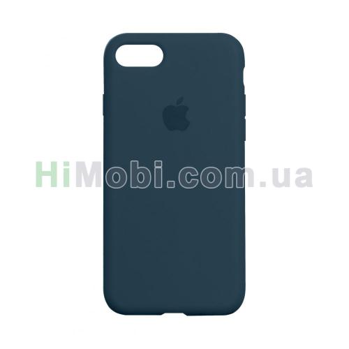 Накладка Silicone Case Full iPhone 7/ iPhone 8/ SE 2020 (46) Cosmos blue