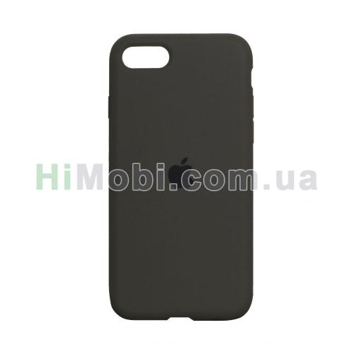 Накладка Silicone Case Full iPhone 7/ iPhone 8/ SE 2020 (54) Atrovirens