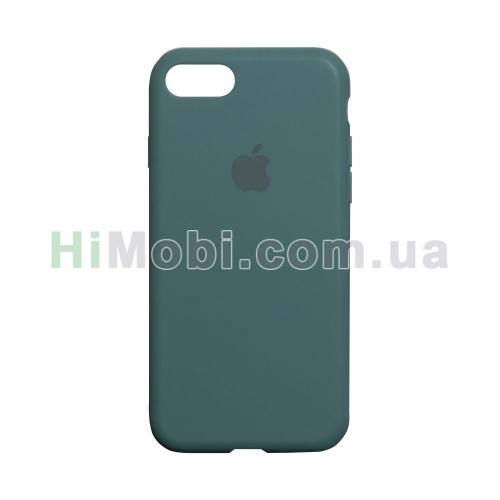 Накладка Silicone Case Full iPhone 7/ iPhone 8/ SE 2020 (55) Pine green