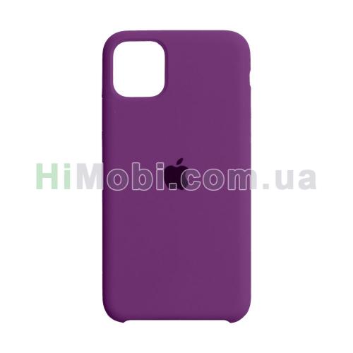 Накладка Silicone Case iPhone 11 Pro Max (34) Purple