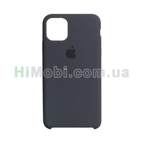 Накладка Silicone Case iPhone 11 Pro (08) Dark blue