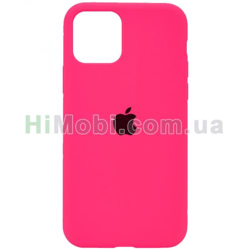 Накладка Silicone Case Full iPhone 11 (38) Shiny pink
