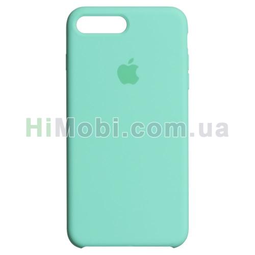 Накладка Silicone Case iPhone 7 Plus/ iPhone 8 Plus (59) Marine green