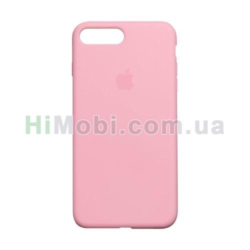 Накладка Silicone Case Full iPhone 7 Plus/ iPhone 8 Plus (06) Light pink