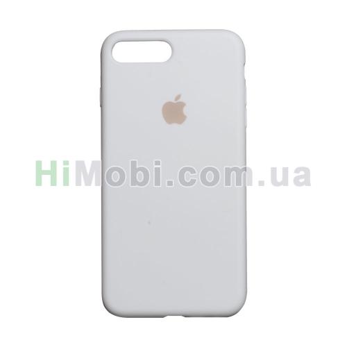 Накладка Silicone Case Full iPhone 7 Plus/ iPhone 8 Plus (09) White