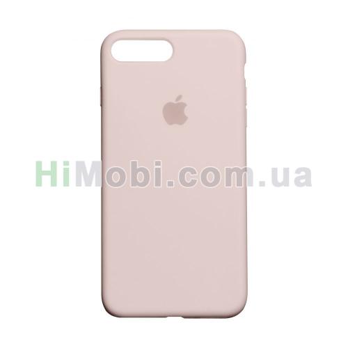 Накладка Silicone Case Full iPhone 7 Plus/ iPhone 8 Plus (19) Pink sand