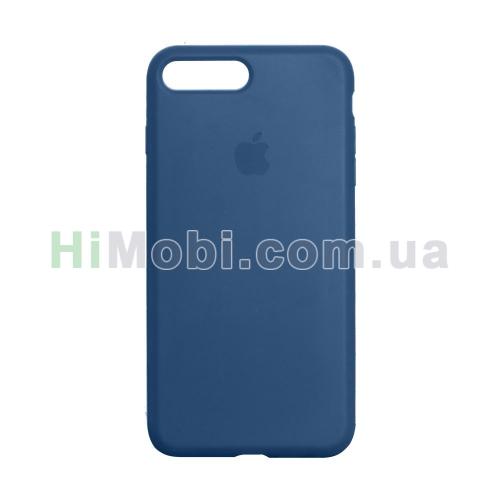 Накладка Silicone Case Full iPhone 7 Plus/ iPhone 8 Plus (20) Navy blue