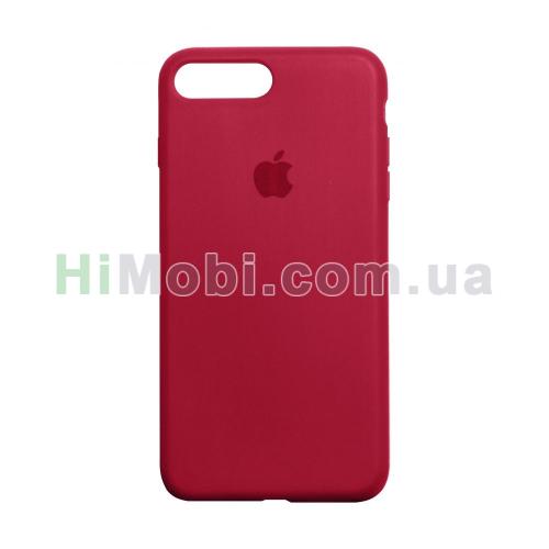 Накладка Silicone Case Full iPhone 7 Plus/ iPhone 8 Plus (31) China red