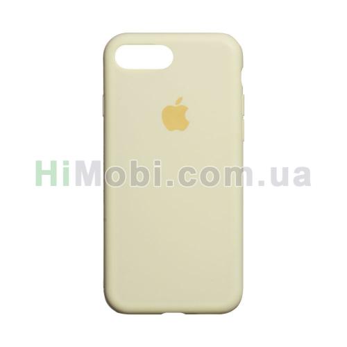 Накладка Silicone Case Full iPhone 7 Plus/ iPhone 8 Plus (51) Mellow yellow