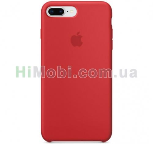 Накладка Silicone Case iPhone 7 Plus/ iPhone 8 Plus (14) Red