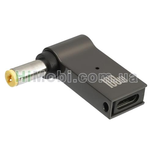 Адаптер для заряджання ноутбуків Type-C-DC 5.5-1.7 100 W