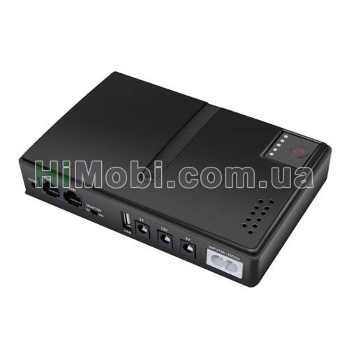 Power bank DC1018L 12V/ 9V/ 5V 18 18W чорний