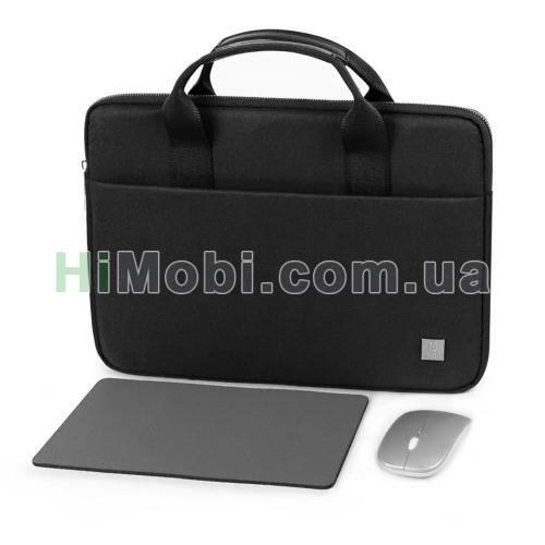 Сумка для ноутбука Wiwu Genius Combo Set 13/ 14 + мишка та коврик Black